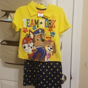 Paw patrol short set